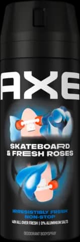 Skateboard & Fresh Roses von AXE