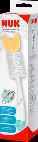 Flaschenbürste Soft mit Mini-Bürste im Griff von NUK