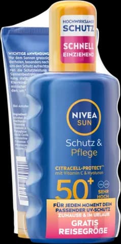 Schutz & Pflege Spray LSF50 von NIVEA