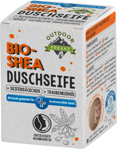 Bio-Shea Duschseife von OUTDOOR FREAKZ