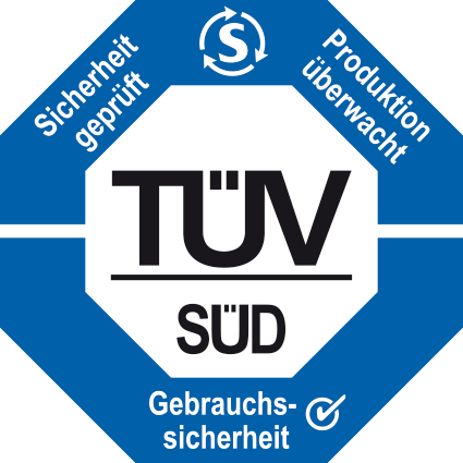 TÜV geprüft (TÜV Süd) TÜV geprüft (TÜV Süd)