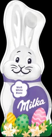 Schokoosterhase weiß von MILKA