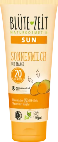 Sonnenmilch LSF20 von BLÜTEZEIT