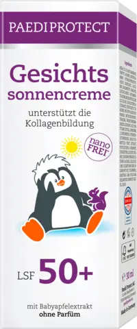 Gesichtssonnencreme LSF 50+ von PAEDI PROTECT