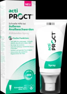 Kühlendes Spray bei äußeren Analbeschwerden von ACTIPROCT