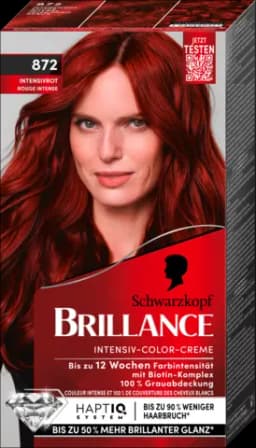Brillance Intensiv-Color-Creme violette intensivrot 872 von BRILLANCE