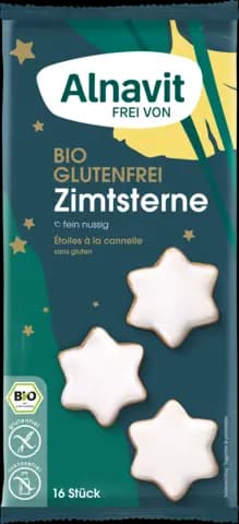 Bio Zimtsterne von ALNAVIT