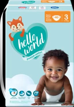 Windel Gr. 3 Midi 6-10 kg von HELLO WORLD