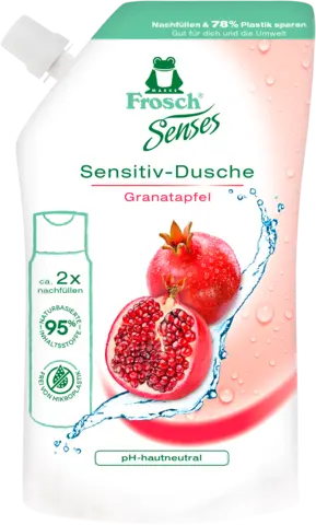 Senses Granatapfel Sensitiv-Dusche Nachfüllbeutel von FROSCH