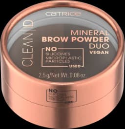 Clean ID Mineral Brow Powder Duo 020 medium to dark von CATRICE
