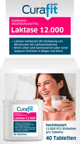 Laktase 12.000 von CURAFIT