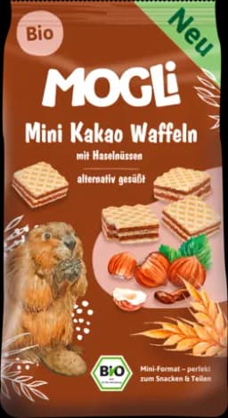 Mini Kakao Waffeln Bio von MOGLI