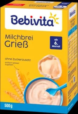 Milchbrei Grieß ab 6. Monat von BEBIVITA