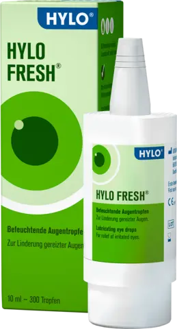Fresh befeuchtende Augentropfen mit Hyaluronsäure von HYLO