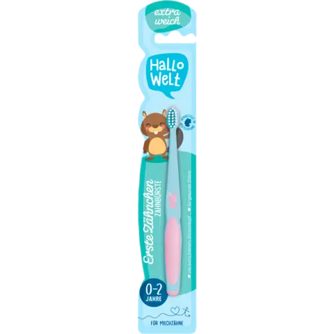 Zahnbürste Erste Zähnchen von HALLO WELT