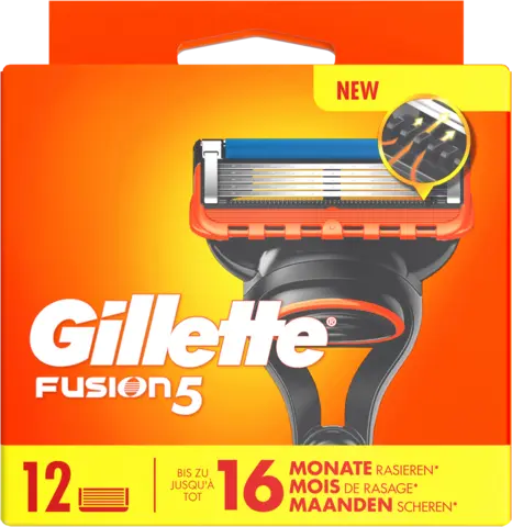 Klingen Fusion 5 System von GILLETTE