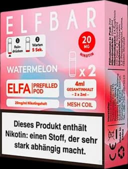 Elfa Pod Watermelon 20mg von ELFBAR