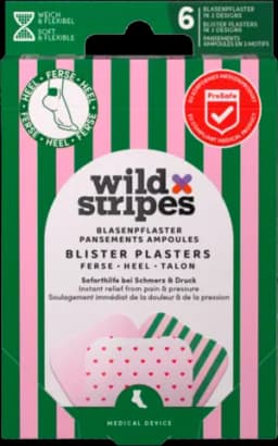 Pflaster Heel Rosy Blasenpflaster von WILD STRIPES