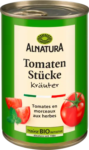 Bio Tomatenstücke Kräuter von ALNATURA