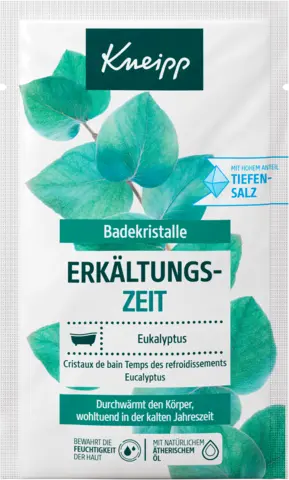 Badekristalle Erkältungszeit Eukalyptus von KNEIPP