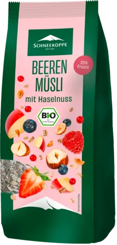 Bio Beeren Müsli mit Haselnuss von SCHNEEKOPPE