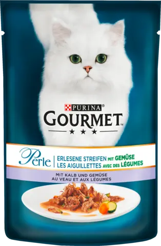 Gourmet Perle Erlesene Streifen mit Kalb und Gemüse von GOURMET