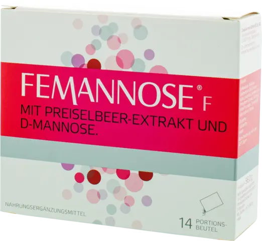 F Trinkgranulat mit Preiselbeeren-Extrakt und D-Mannose von FEMANNOSE