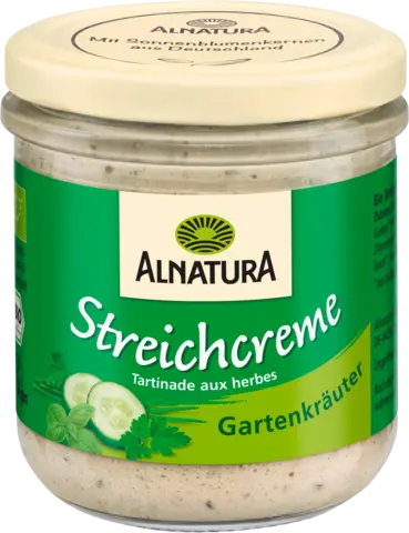 Bio Streichcreme Gartenkräuter von ALNATURA
