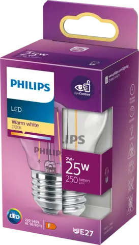 LED Birne Tropfenform E27 25W von PHILIPS