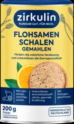 Flohsamenschalen Orange+Chia+Leinsamen von ZIRKULIN