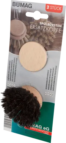 Spülbürstenersatzköpfe Holz Rosshaar 40 mm von BÜMAG