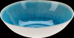 Schale Melamin beige/blau 30 x 9 cm von DIV.SAISONMARKEN