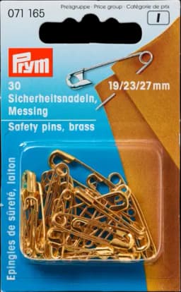 Sicherheitsnadeln Messing gold von PRYM