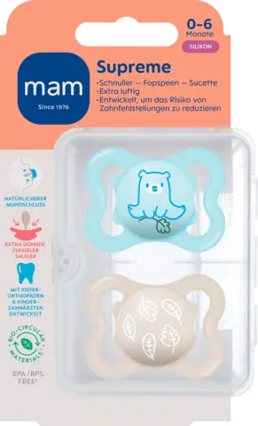 Supreme Silikon 0-6 Monate von MAM
