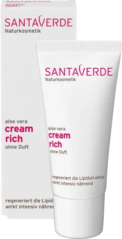 Aloe Vera Cream Rich ohne Duft von SANTAVERDE