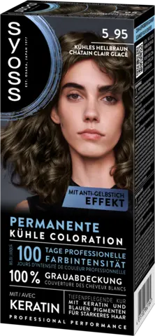 Permanente Kühle Coloration 5_95 Kühles Hellbraun von SYOSS