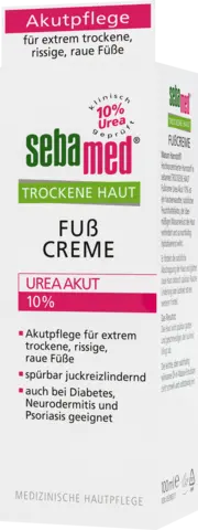 Trockene Haut Fußcreme Urea Akut 10 % von SEBA MED