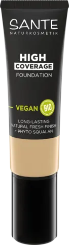 High Coverage Foundation 02 warm ivory von SANTE