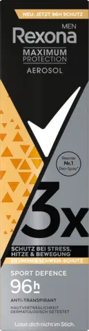 Maximum Protection Deospray Anti-Transpirant Sport Defense von REXONA