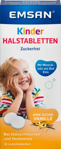 Kinder Halstabletten Zuckerfrei von EMSAN