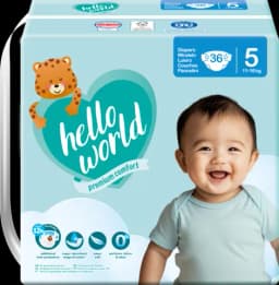 Windel Gr. 5 Junior 11-16 kg von HELLO WORLD