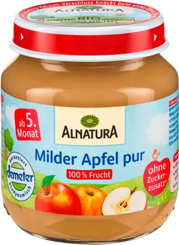 Demeter Milder Apfel pur nach dem 4. Monat von ALNATURA