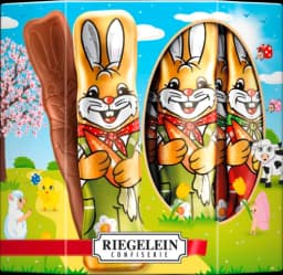 Massiv Osterhasen, Vollmilchschokolade von RIEGELEIN
