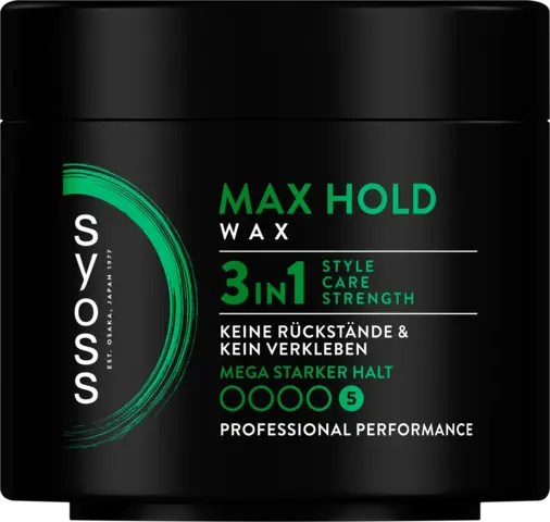 Max Hold Wax Medium Shine extra strong control von SYOSS
