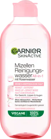 Skin Active Mizellen Reinigungswasser All in 1 mit Rosenwasser von GARNIER