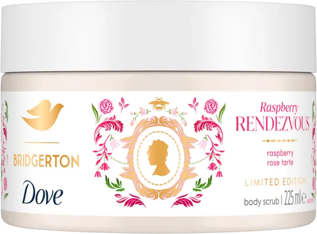 Creme-Dusch-Peeling Bridgerton Raspberry Rendevous von DOVE