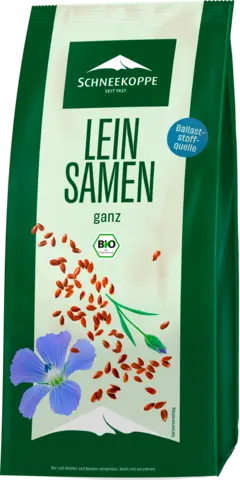 Bio Leinsaat ganz von SCHNEEKOPPE