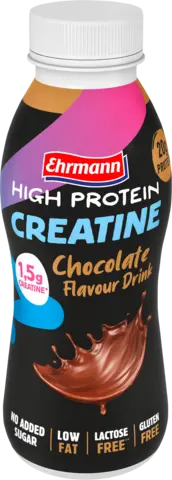 High Protein Creatine Drink Chocolate Flavour von EHRMANN