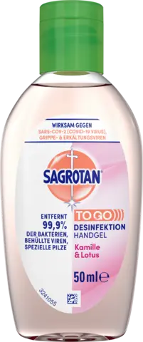 Desinfektion Handgel Kamille & Lotus von SAGROTAN