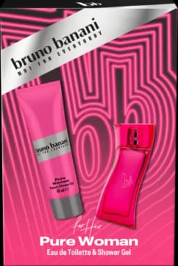 Pure Woman Reno Eau de Toilette 30ml/Showergel 50ml 2-teilig von BRUNO BANANI